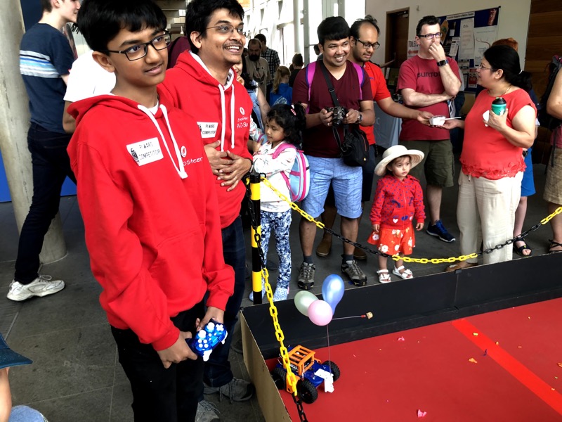 Team Pi-o-steer had a lot of support...