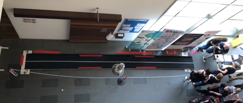Next challenge, straight line speed. 24 feet doesn't sound much until you see it