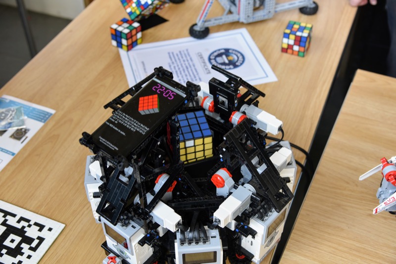 The lego Rubick's cube solver was definitely smarter at solving the cube that I am.