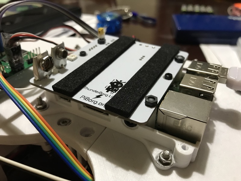 Pi-o-steer bolted down