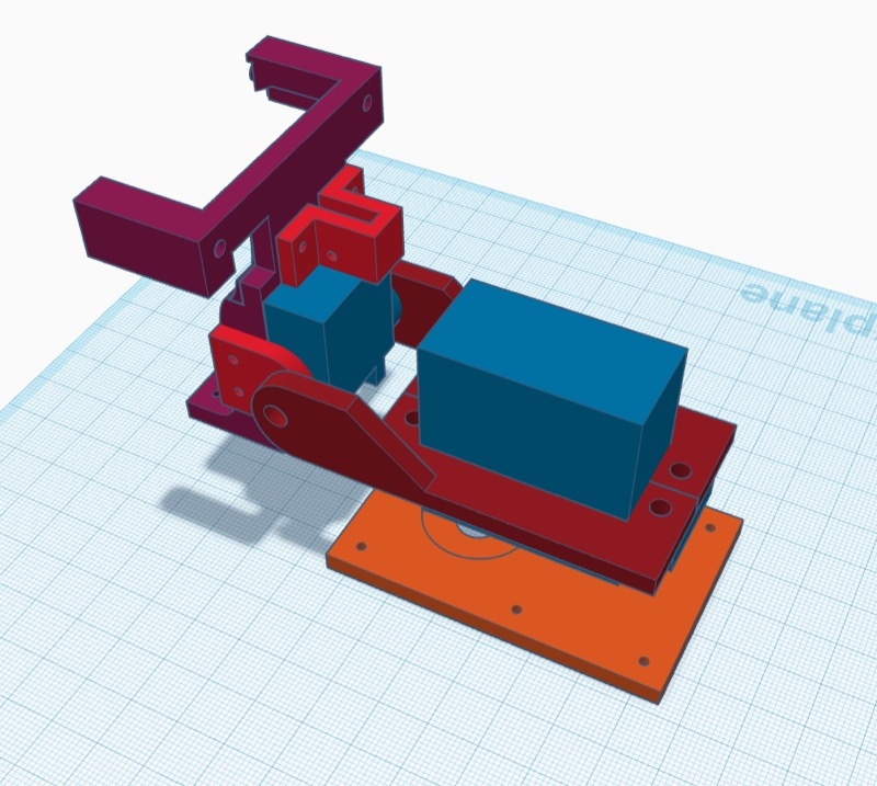 Pixy Pan Tilt mechanism from the left