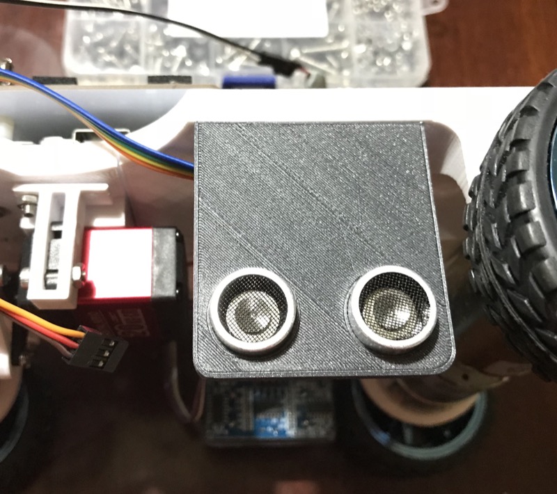 Sensors mounted on the side
