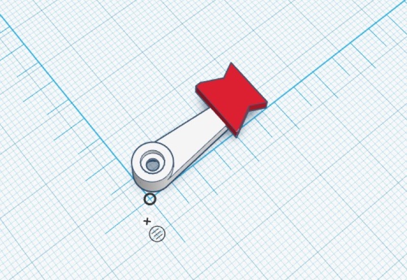 Steering horn and wedge to remove dead-space