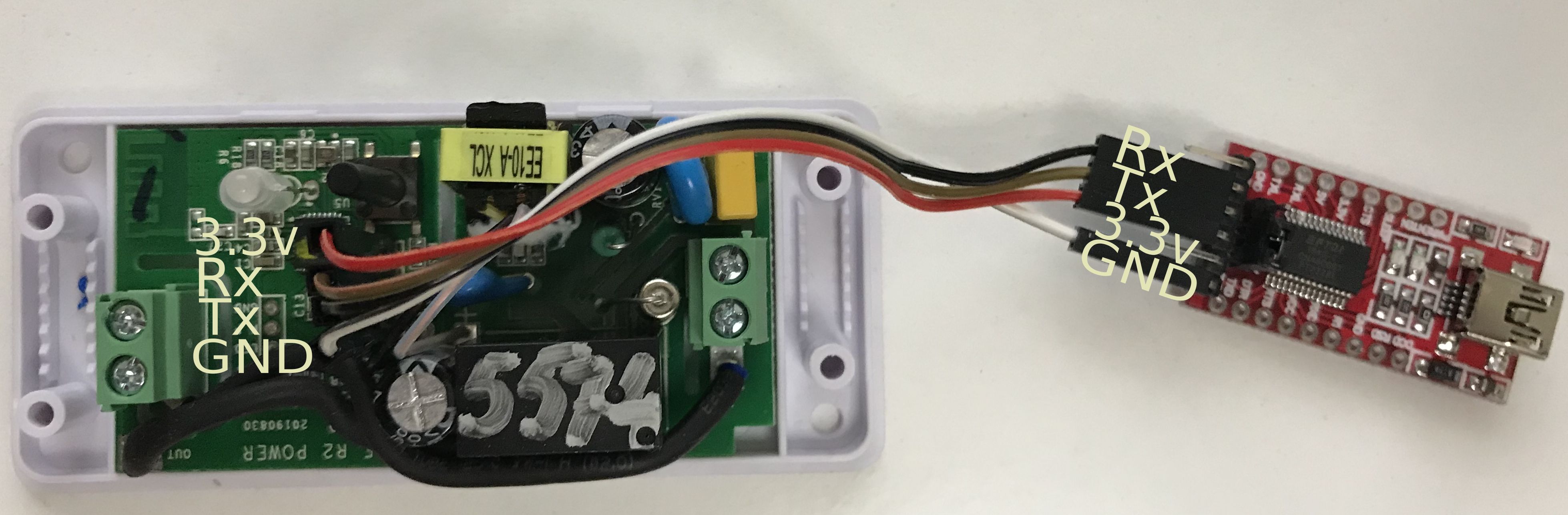 Sonoff-Programmer wiring